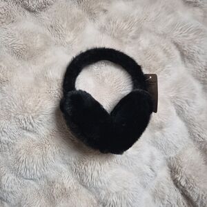 New Earmuffs Black Faux Fur Fuzzy Cozy Winter Cosycore Cozycore Cute Streetwear